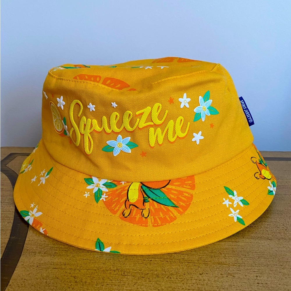 Orange Bird Bucket Hat